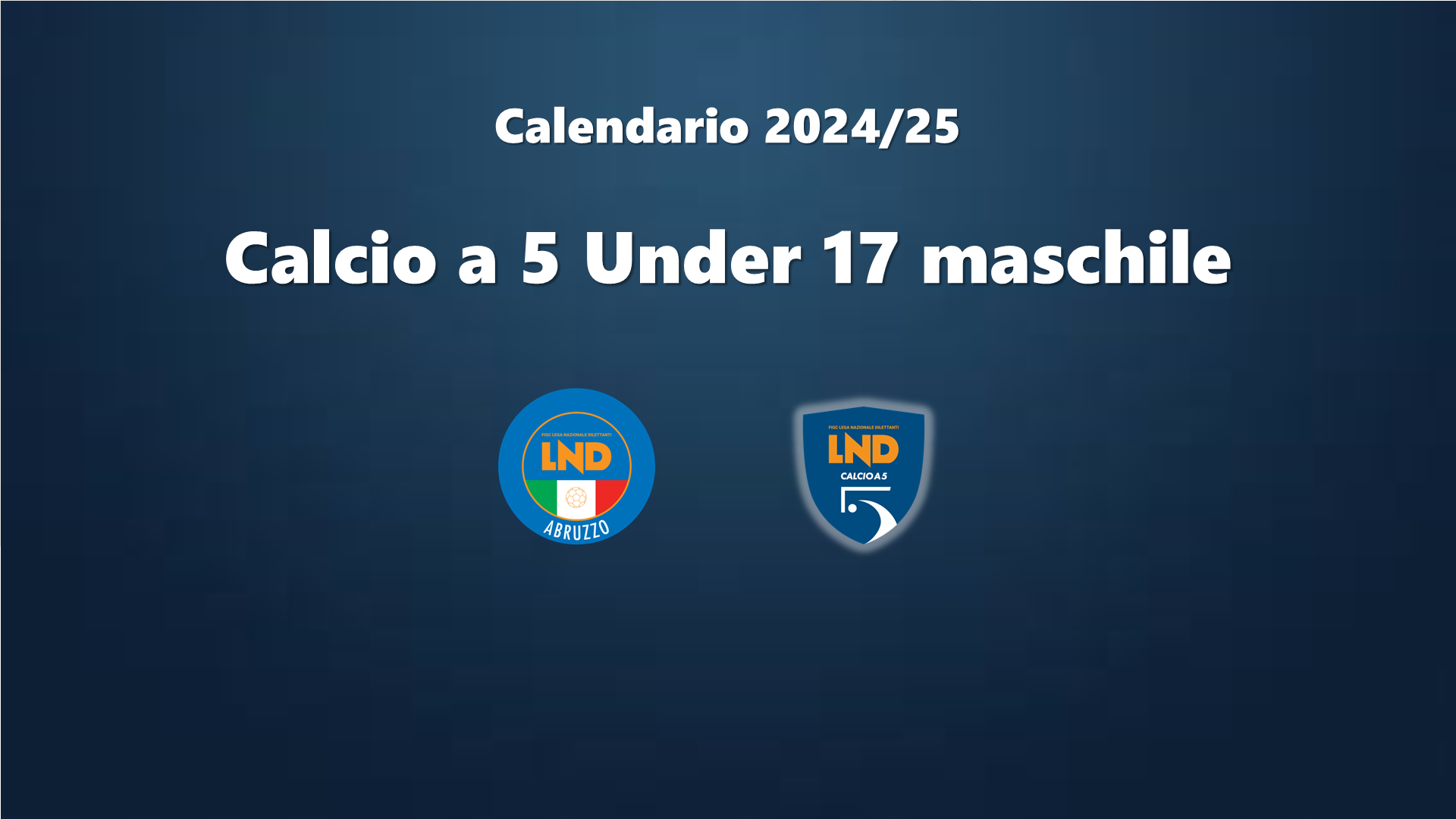 CAMPIONATO FUTSAL UNDER 17 MASCHILE: 13 CLUB IN CORSA PER IL TITOLO REGIONALE 2024/25!